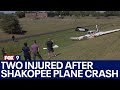 Shakopee plane crash hospitalizes two people