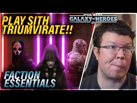 Faction Essentials Sith Trio Modding Strategy Zetas Swgoh Tv