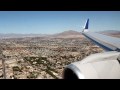 hd continental airlines boeing 757 300w landing in las vegas rwy 25l ft. condor go around