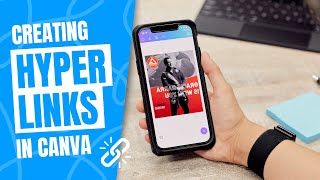 How to Create HYPERLINKS in Canva | Tip Talk 07