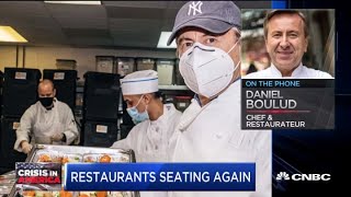 Chef Daniel Boulud ready to open outdoor seating at his N.Y.C. restaurants