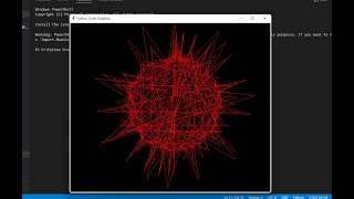 Creating a Vibrate circle using Python Turtle Graphics in VS Code|| #shorts #python #programming