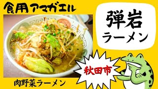 秋田県秋田市泉北‼️【弾岩ラーメン/影武者】新国道沿いにある屋台も走らせるお店で店主オススメの『肉野菜ラーメン』と『元祖ぶしとん』を食す‼️