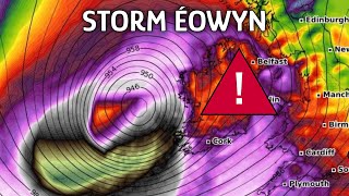 Ireland Covered in Red Alerts Ahead of Storm Éowyn - 22 January, 2025