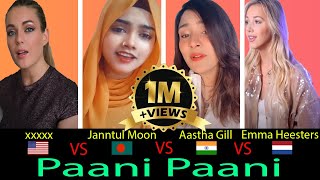 Badshah - Paani Paani |Battle by- xxxx, Janntul Moon, Aastha Gill and Emma Heesters|@SaregamaMusic