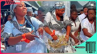 Watch The Moment Empress Gifty Hit The Dancefloor With Awoyo Dance Moves @ Her Mother’s Funeral