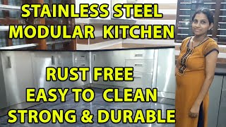 Modular Kitchen (Stainless Steel #304)