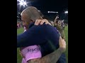 Leo Messi embraces David and Victoria Beckham after the Leagues Cup final ❤️