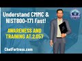 CMMC-NIST 800-171 - Awareness and Training - AT.2.057