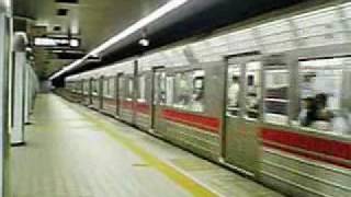 Subway in Nagoya,Japan (Subway Sakuradori Line)