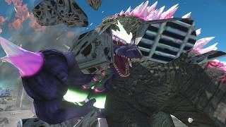 Mechagodzilla X Super Godzilla VS. Evolved Godzilla! - Animal Revolt Battle Simulator