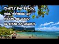 Turtle Bay beach on North Shore island of Oahu in Hawaii. Open to the public. Great snorkeling. 🤙🏼