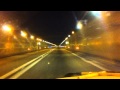 Driving through the Fréjus Road Tunnel