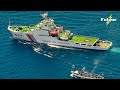 tension us navy reportedly sends two aircraft carriers to counter china s monster ship