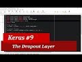 Keras Tutorial 9 - Avoiding overfitting with Dropout Layer