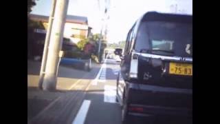 【自転車ドラレコ】クラクション鳴らして強引に抜いてく車