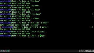 Linux Shell BASH Date Command Part 3