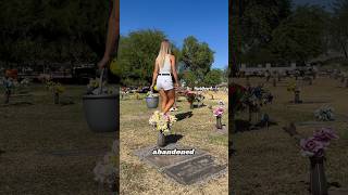 Cleaning A Young Firefighter’s Grave For Free 🫶🏼