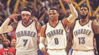 Carmelo Anthony Traded to Thunder! OKC Creates Big 3! NBA Off Season 2017