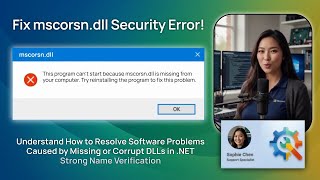 Fix mscorsn.dll Security Error!