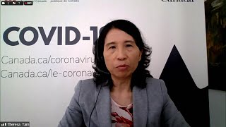 COVID-19 update: Dr. Tam encourages Canadians to keep wearing masks