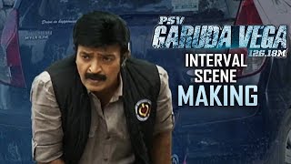 PSV Garuda Vega Movie Interval Scene Making | Rajashekar | Pooja kumar | TFPC