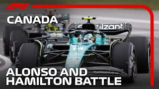 Alonso and Hamilton's Mighty Battle! | 2023 Canadian Grand Prix