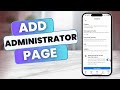 How To Add An Administrator To A Facebook Page