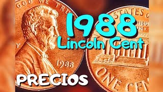 1988 Lincoln Cent y PRECIOS $$