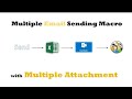 Multiple Email Sending Excel Macro with Multiple attachments.