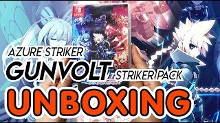 Azure Striker Gunvolt : Striker Pack (Nintendo Switch) Unboxing !!