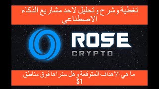 Oasis Network/$ROSE  تغطية وشرح وتحليل لاحد مشاريع الذكاء الاصطناعي والتوقعات والاهداف