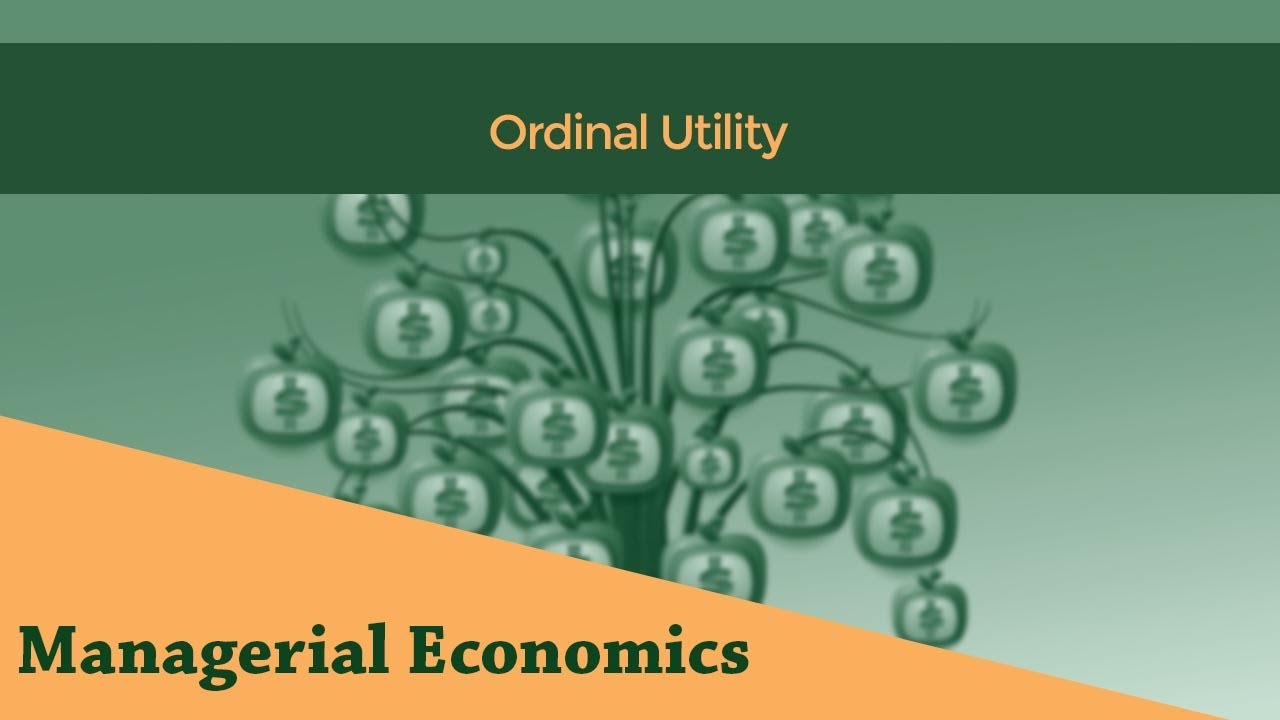 Ordinal Utility | Consumer Equilibrium | Indifference Curve - YouTube