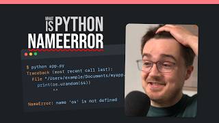 Python NameError — What it is and how to fix it