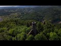 burg bärenfels hochburg und hohe möhr im südschwarzwald 2021 4k drone flight dji mavic air 2