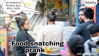 Food Snatching Prank | INDIA'S number 1 ghost prank channel | pranks in INDIA 2021