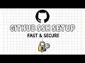 How to setup SSH for GitHub repository's