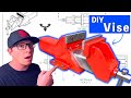 Homemade Bench Vise | DIY Build with Engineering Plans