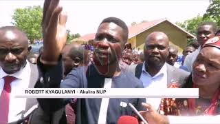 OKUZIMBA EKIBIINA  KYA NUP :Bobi Wine agguddewo woofiisi e Gomba