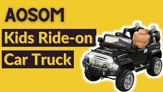 Aosom Kids Ride on Car Off Road Truck