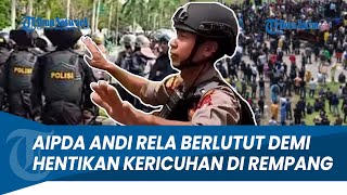 NEKAT HADAPI MASSA REMPANG SENDIRIAN, AIPDA ANDI : ORANG MELAYU ITU SANTUN DAN BERMARTABAT