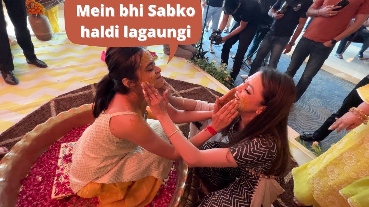 Aisa function nahi dekha hoga | Haldi Ceremony | Indian Wedding functions | India Trip 2022