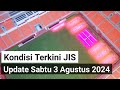 lama gak update rumput jis semakin membaik sudah berpola hijau jakarta international stadium