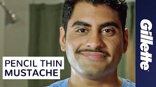 Mustache Styles: How to Shave a Pencil Thin Mustache | Gillette