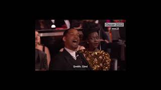 TAPA NA CARA no Oscar 2022 - Will Smith dá tapa em Chris Rock durante cerimônia. LEGENDADO #Shorts