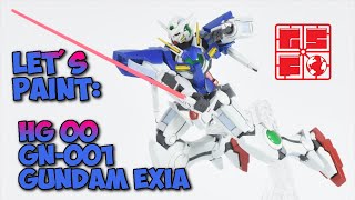 Let's Paint: Bandai Gundam 00 HG GN-001Gundam Exia #gunpla