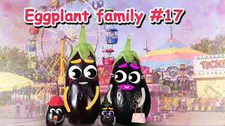 Avocado couple | New Neighbours are cutefoods EggPlant Family. | DOODLAND | DOODLE MANIA |
