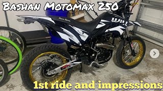 Bashan Motomax 250 | 1st ride and impressions “Supermoto”