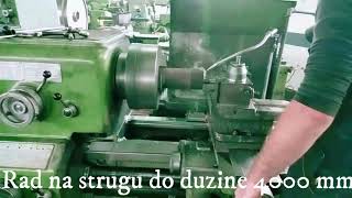 Work on the lathe in the company MAG doo Modrica BIH / Rad na strugu do duzine 400mm