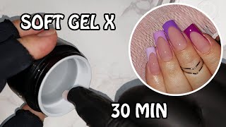 🟣 Get PROFESSIONAL NAILS with Soft Gel X in just 30 MINUTES! 💜 @BTArtboxNails